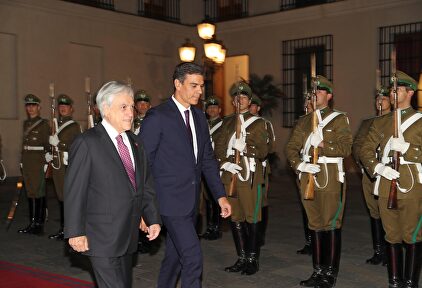 Pedro Sánchez y el presidente de Chile, Sebastián Piñera. | EFE