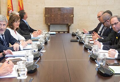 Reunión de la Junta de Seguridad de Cataluña. | EFE