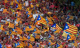 Imagen de archivo de una manifestación separatista. | EFE