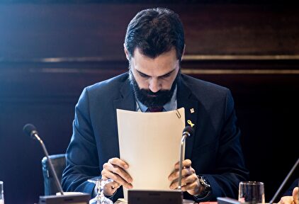 El presidente del 'Parlament', Roger Torrent. | EFE