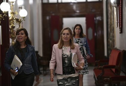 Ana Pastor en los pasillos del Congreso | Europa Press/Óscar del Pozo