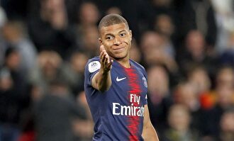Mbappé con el PSG. | EFE