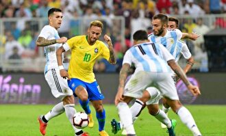 Neymar con Brasil. | EFE