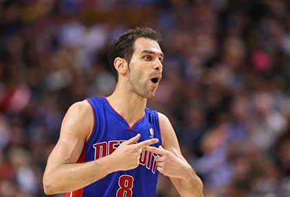 José Manuel Calderón, en un partido con los Detroit Pistons. | Cordon Press/Archivo
