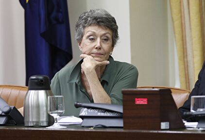 Rosa María Mateo en el Congreso en una imagen de archivo. | Cordon Press