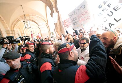 Manifestación en Barcelona. | EFE