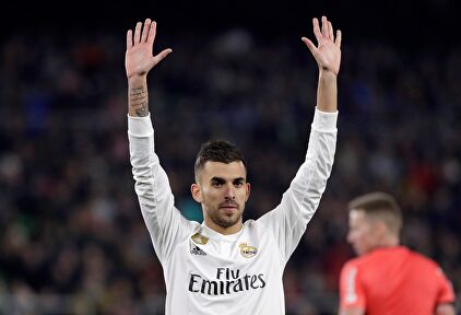 Ceballos, con el Real Madrid. | EFE