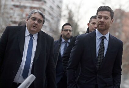 Xabi Alonso el pasado mes de enero yendo a declarar. | EFE