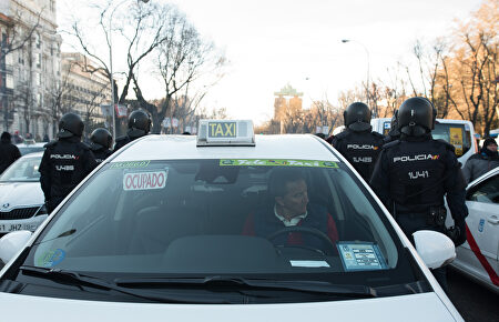 Última huelga de taxistas (Madrid) | David Alonso Rincón