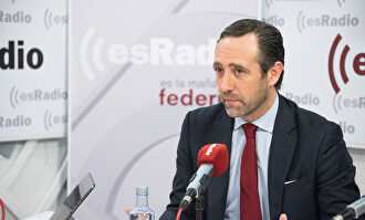 El eurodiputado José Ramón Bauzá, en esRadio. | David Alonso Rincón