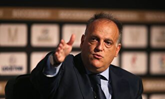 Javier Tebas asegura que Griezmann podría no jugar con el Barcelona. | EFE