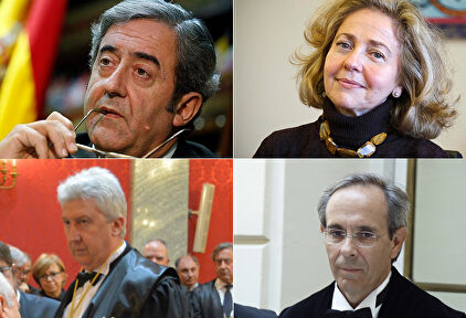 Los fiscales del Tribunal Supremo Javier Zaragoza, Consuelo Madrigal, Fidel Cadena y Jaime Moreno | Cordon Press