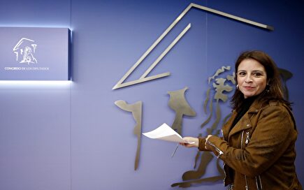Adriana Lastra, en una imagen de archivo. | EFE
