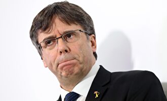 El expresidente fugado, Carles Puigdemont, durante un acto en Berlín | EFE