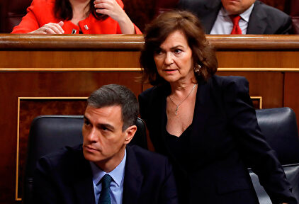 Calvo y Sánchez en una imagen de archivo | EFE