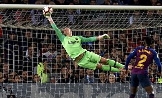 Ter Stegen con el Barcelona. | EFE