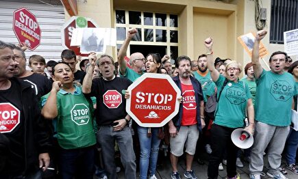 Manifestación antidesahucios | Europa Press