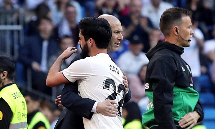Zidane e Isco, dos de los afectados por la banda de ladrones que acaba de caer | EFE