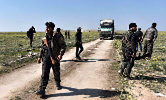 Combatientes en las inmediaciones de Baguz | EFE