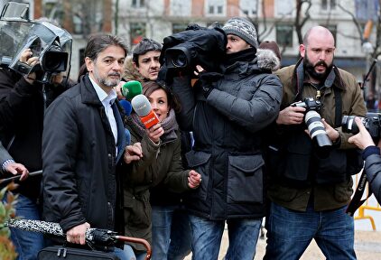 Oriol Pujol acudiendo a los Juzgados | Europa Press
