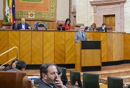 Bendodo interviene en el Parlamento andaluz | Europa Press
