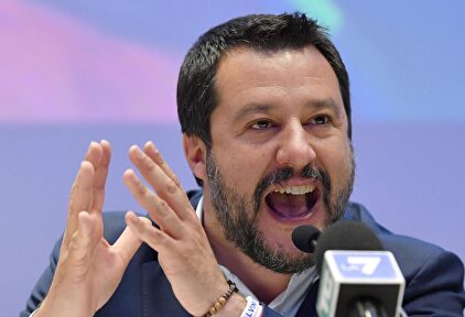 Matteo Salvini en la presentación de su proyecto europeo | EFE
