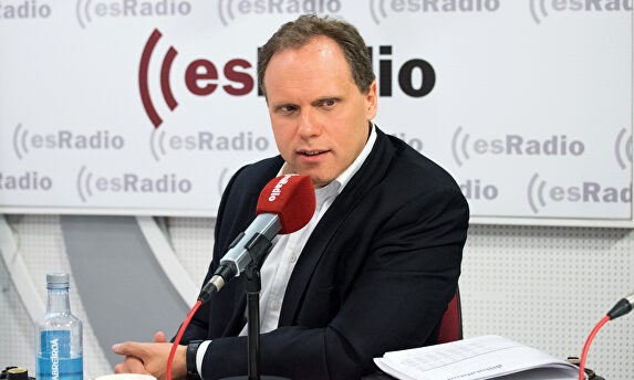 Daniel Lacalle, en esRadio. |  David Alonso Rincón