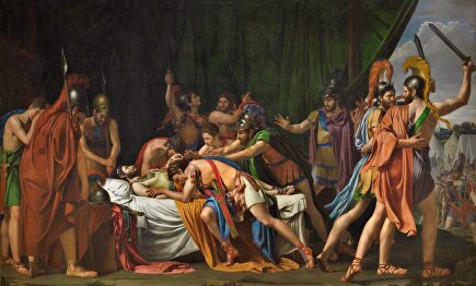La muerte de Viriato, por José Madrazo | Museo del Prado