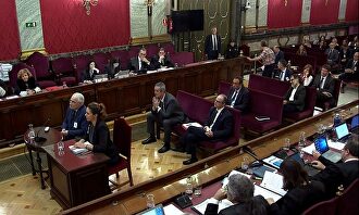 Imagen del juicio del procés. | EFE