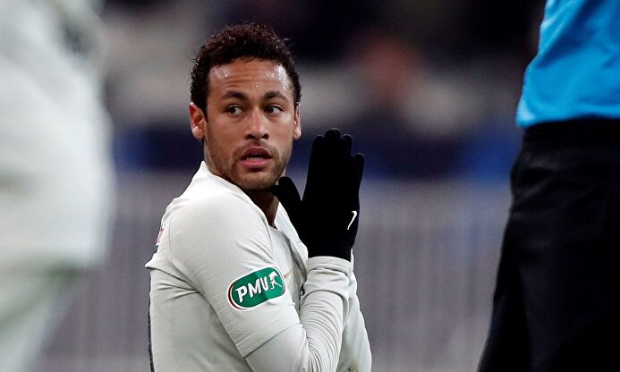 Neymar con el PSG. | EFE