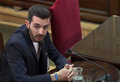 Joan Porras durante su declaración en el Tribunal Supremo. | EFE