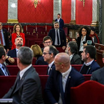 Los acusados en el juicio del 1-O | EFE