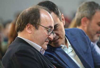Pedro Sánchez y Miquel Iceta en una imagen de archivo. | EFE