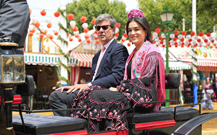 Cayetano Martínez de Irujo, este año en la Feria de Sevilla | Gtres