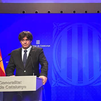 Carles Puigdemont y Oriol Junqueras |  Europa Press