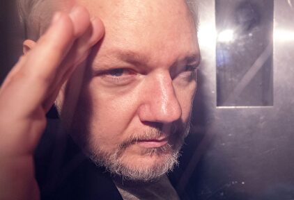 Julian Assange, tras ser detenido en mayo. | EFE