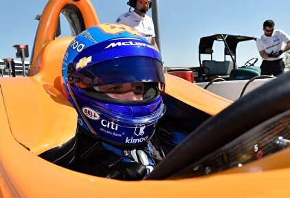Fernando Alonso, durante las 500 Millas de Indianápolis en 2019. | Archivo