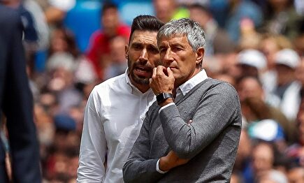 Quique Setién trasmite dudas entre la afición culé | EFE