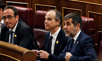 Los diputados electos y presos golpistas de JxCAT. | EFE