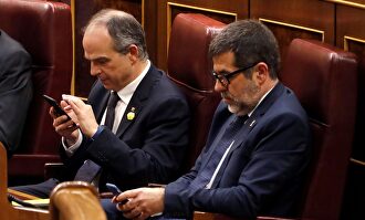 Turull y Sánchez en el Congreso | EFE
