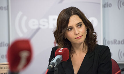 Isabel Díaz Ayuso, en esRadio. | David Alonso Rincón