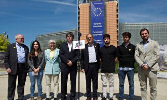 Carles Puigdemont y el resto de exconsejeros catalanes fugados | EFE