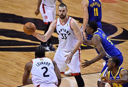 Marc Gasol con Toronto. | EFE