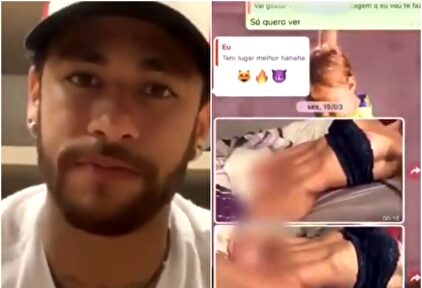 Neymar muestra las pruebas para desmontar la denuncia. | Collage
