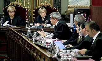 El fiscal Javier Zaragoza este martes durante el juicio. | EFE