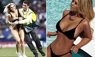 Kinsey Wolanski, la americana que saltó al campo en el final de la Champions