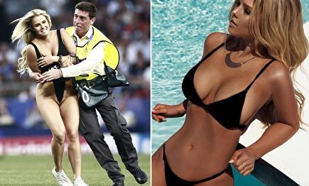 Kinsey Wolanski, la americana que saltó al campo en el final de la Champions