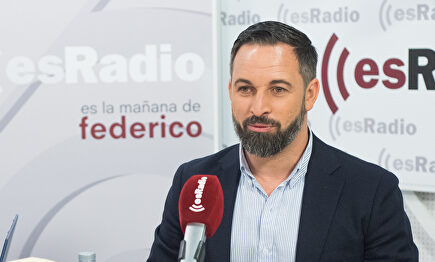 Santiago Abascal, en esRadio. | David Alonso Rincón