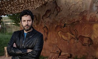 El autor Manuel Ríos San Martín, en Atapuerca | Carlos Ruiz / Planeta
