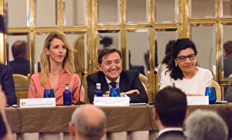Ana Losada en la presentación de 'Barcelona, la ciudad que fue'